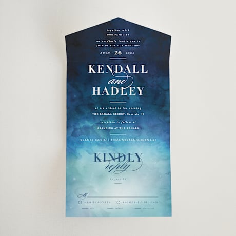 All-in-One Wedding Invitations