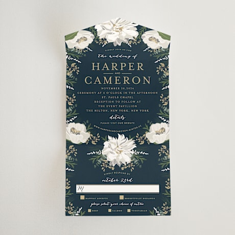 All-in-One Wedding Invitations
