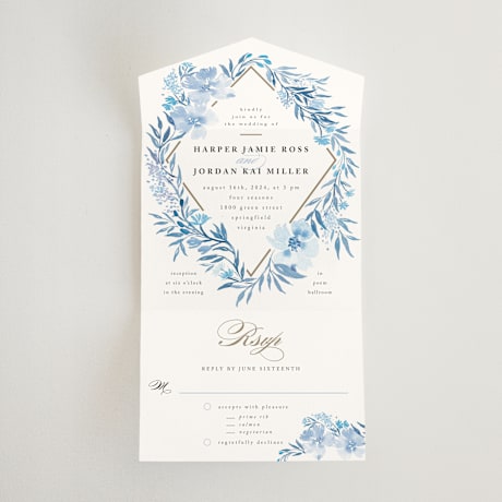 All-in-One Wedding Invitations