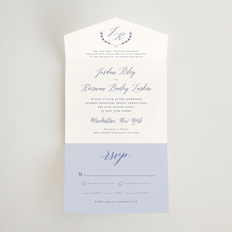 All-in-One Wedding Invitations