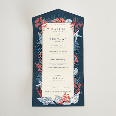 All-in-One Wedding Invitations