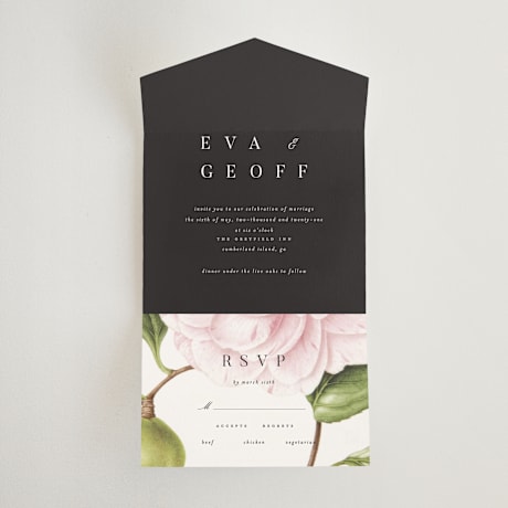 All-in-One Wedding Invitations