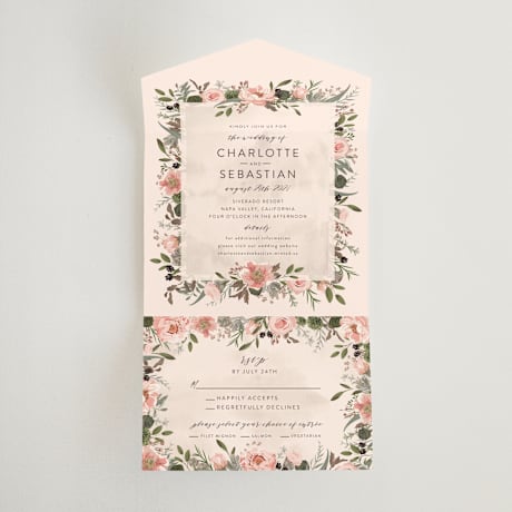All-in-One Wedding Invitations