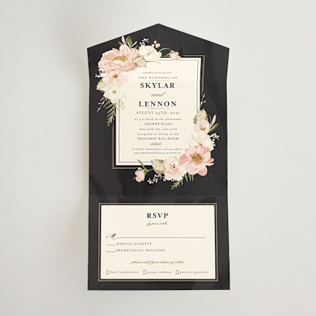 All-in-One Wedding Invitations