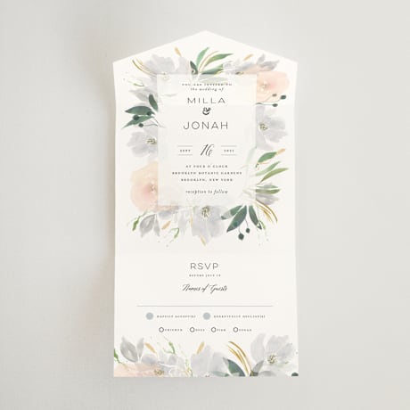 All-in-One Wedding Invitations