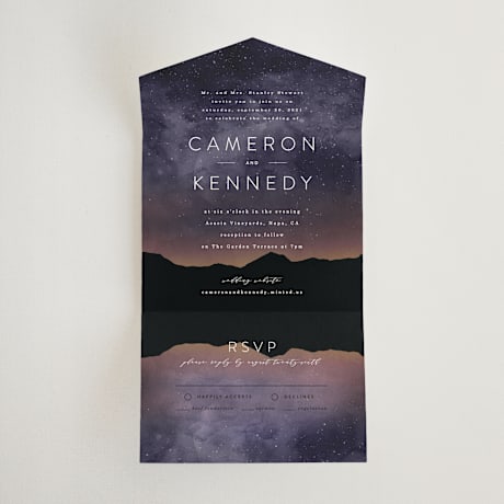 All-in-One Wedding Invitations