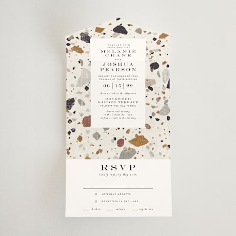 All-in-One Wedding Invitations
