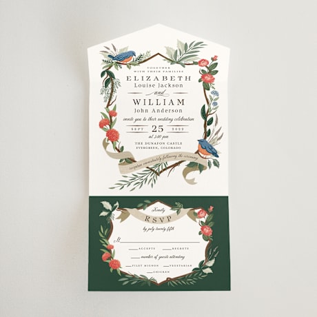 All-in-One Wedding Invitations