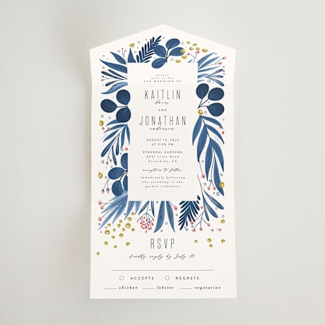 All-in-One Wedding Invitations
