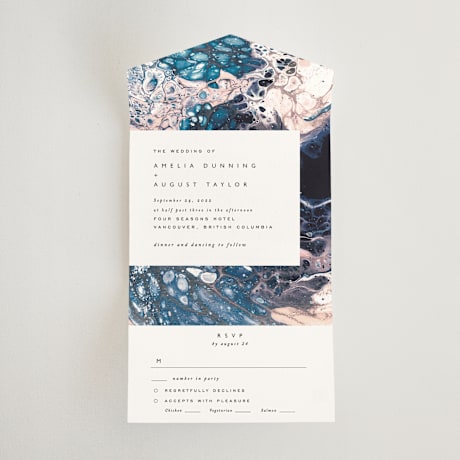 All-in-One Wedding Invitations