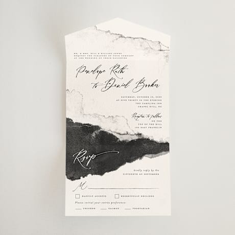 All-in-One Wedding Invitations