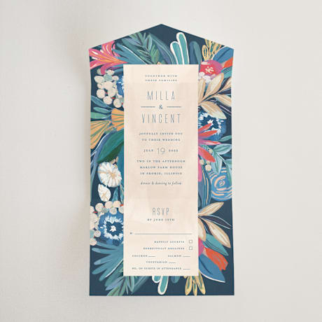 All-in-One Wedding Invitations