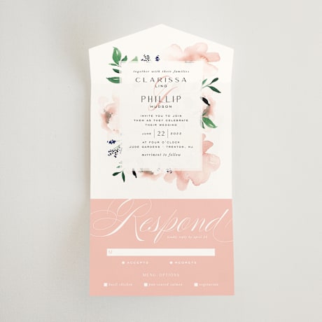 All-in-One Wedding Invitations