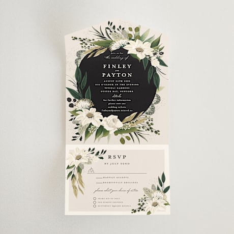 All-in-One Wedding Invitations