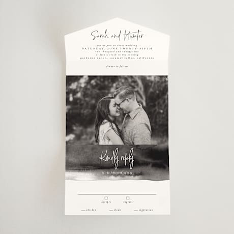 All-in-One Wedding Invitations