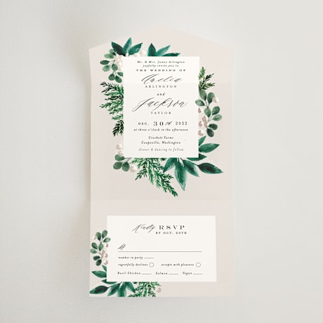 All-in-One Wedding Invitations