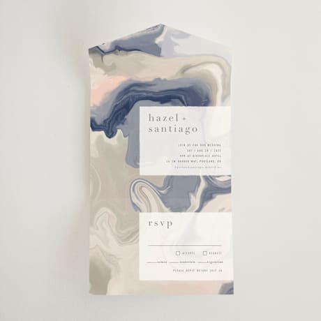 All-in-One Wedding Invitations