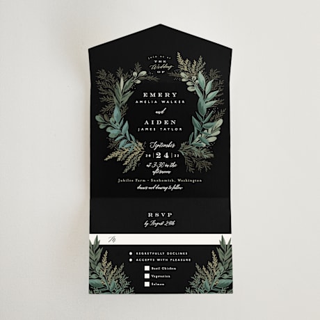 All-in-One Wedding Invitations