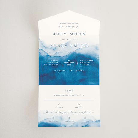 All-in-One Wedding Invitations