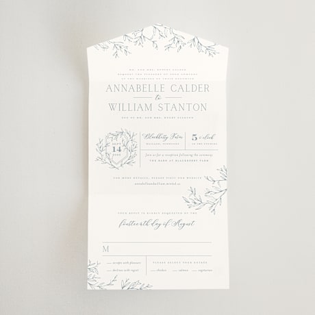 All-in-One Wedding Invitations