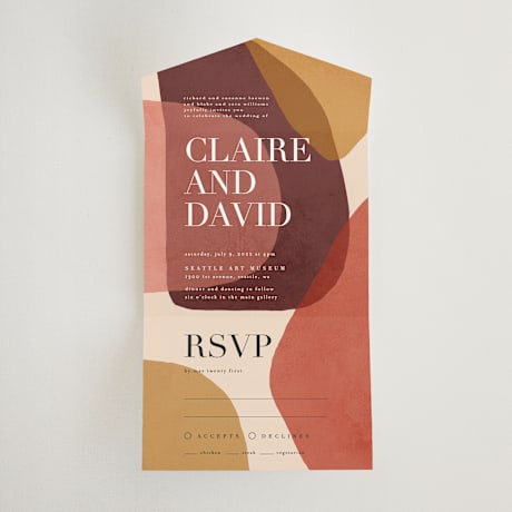 All-in-One Wedding Invitations