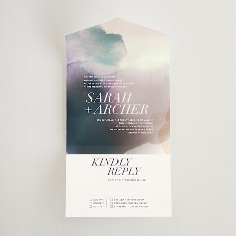 All-in-One Wedding Invitations