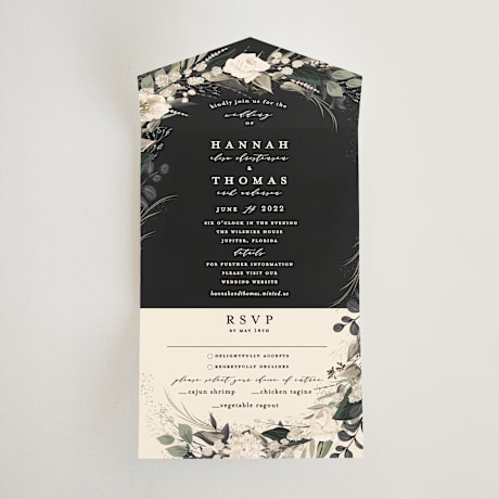 All-in-One Wedding Invitations