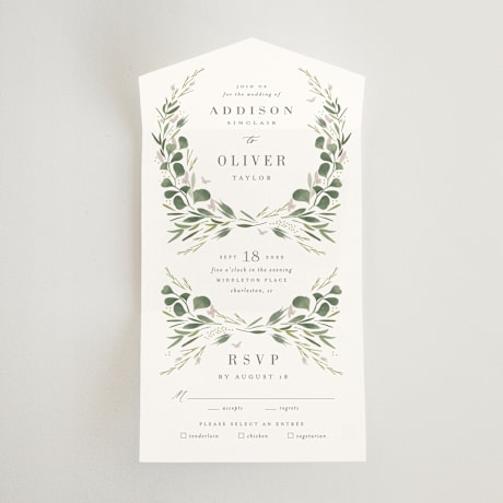 All-in-One Wedding Invitations
