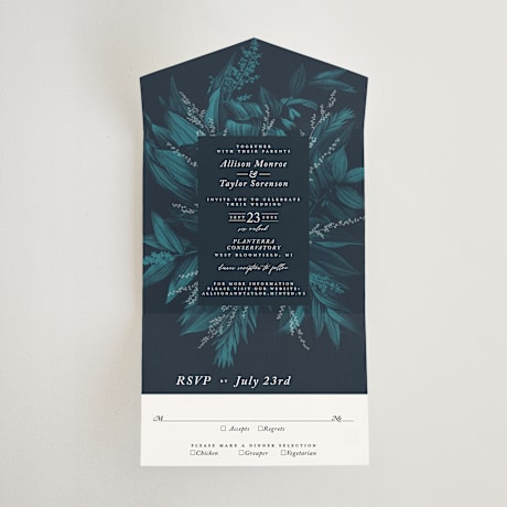 All-in-One Wedding Invitations