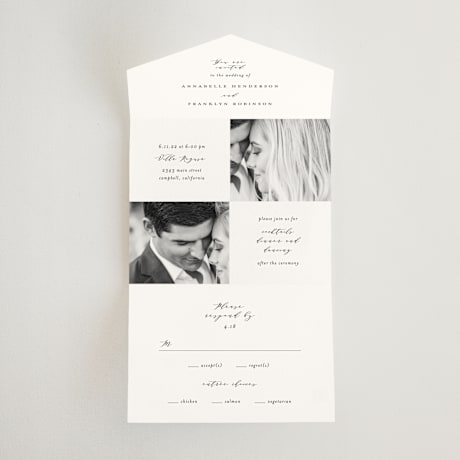 All-in-One Wedding Invitations