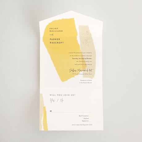 All-in-One Wedding Invitations