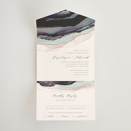 All-in-One Wedding Invitations