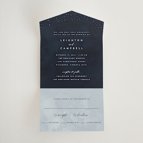 All-in-One Wedding Invitations