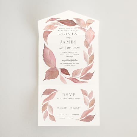 All-in-One Wedding Invitations