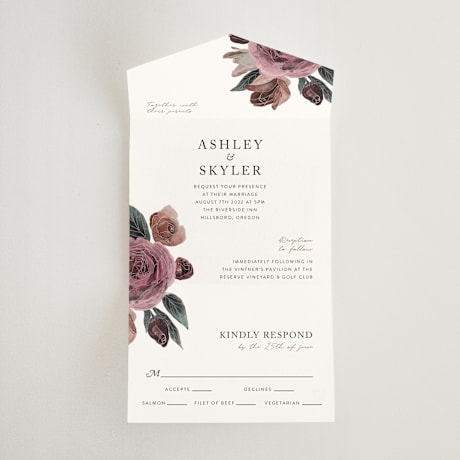 All-in-One Wedding Invitations