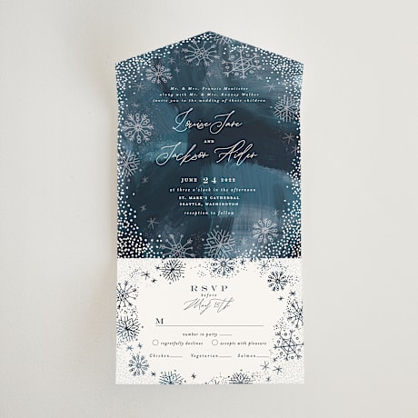 All-in-One Wedding Invitations