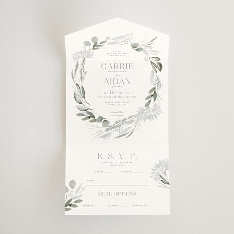 All-in-One Wedding Invitations
