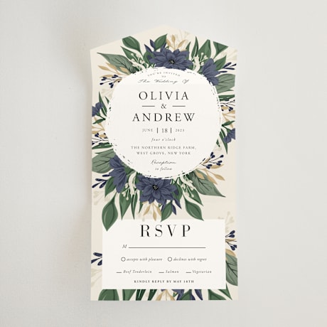 All-in-One Wedding Invitations
