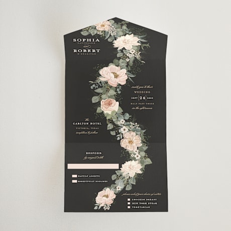 All-in-One Wedding Invitations