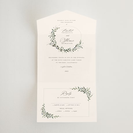 All-in-One Wedding Invitations