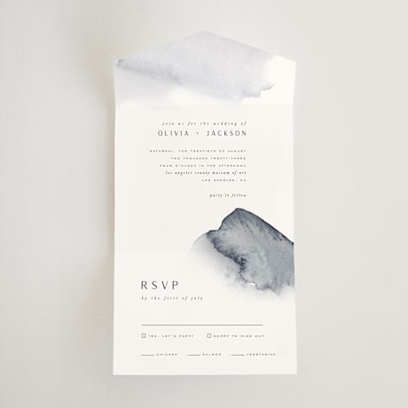 All-in-One Wedding Invitations