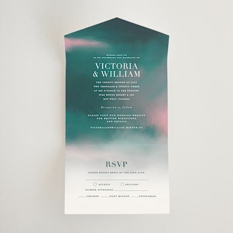 All-in-One Wedding Invitations