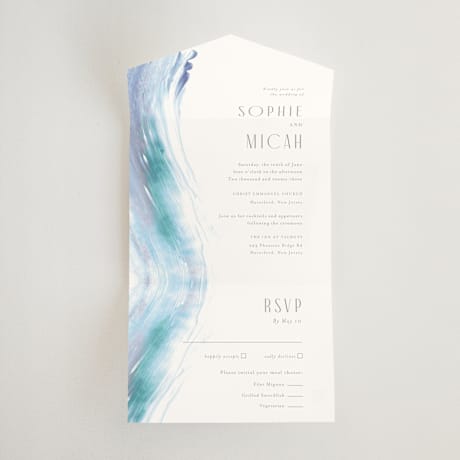 All-in-One Wedding Invitations