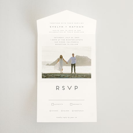 All-in-One Wedding Invitations