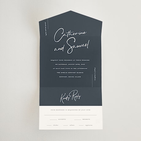 All-in-One Wedding Invitations
