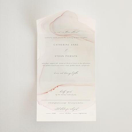 All-in-One Wedding Invitations