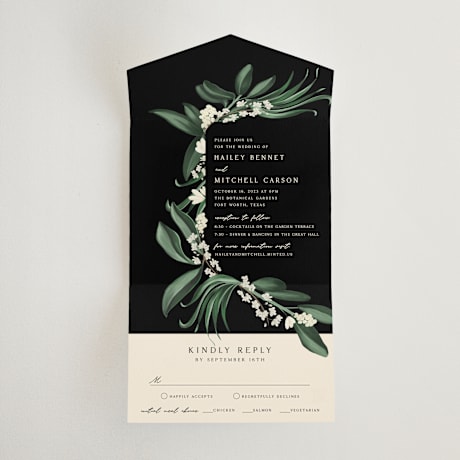 All-in-One Wedding Invitations