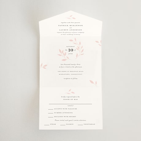 All-in-One Wedding Invitations