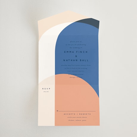 All-in-One Wedding Invitations