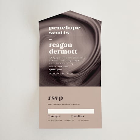 All-in-One Wedding Invitations